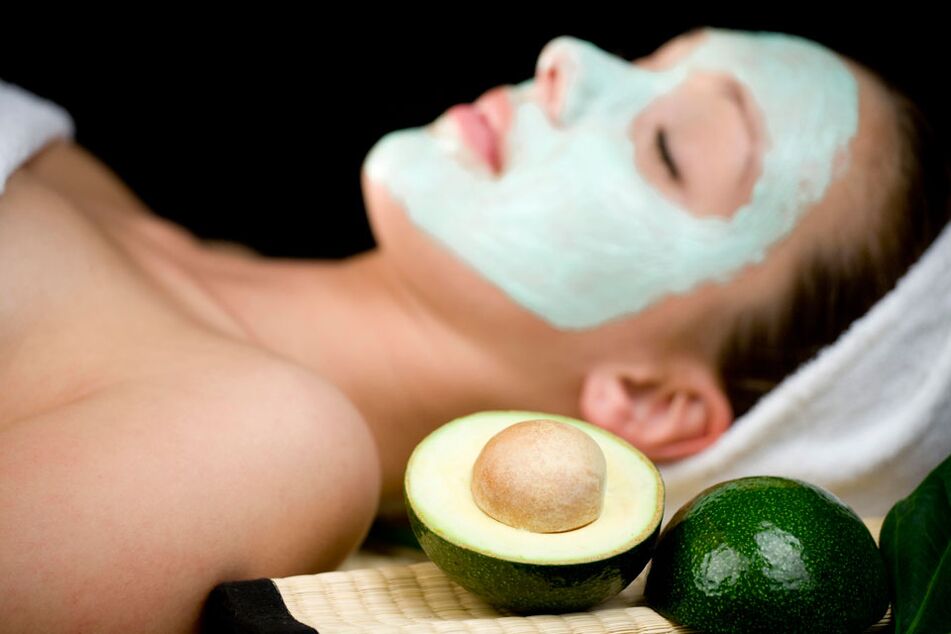 Woman applying rejuvenation mask