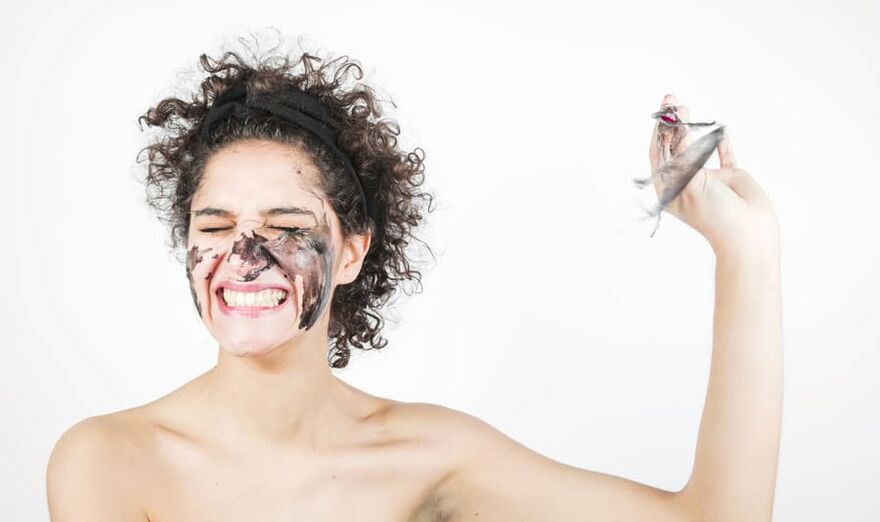 A lady undergoing facial skin rejuvenation treatment